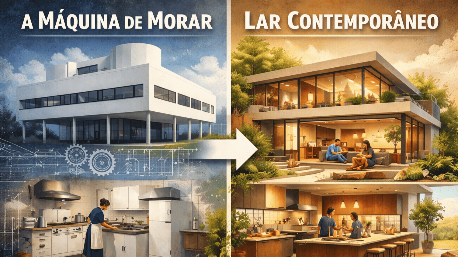 Aspecto funcional da casa: da “máquina de morar” ao lar contemporâneo